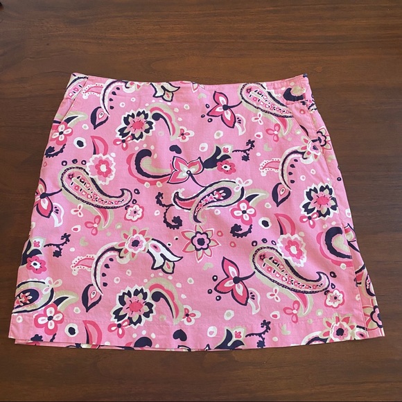 Izod Pants - Izod Golf Skort Pink Paisly Pattern Size 8